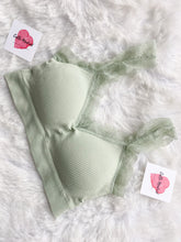 Cargar imagen en el visor de la galería, Bralette Letizia Menta
